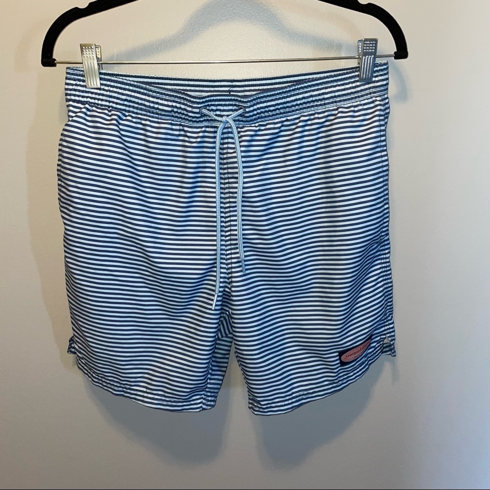 Vineyard Vines Stiles Point Stripe Chappy Trunks - Picture 2 of 5
